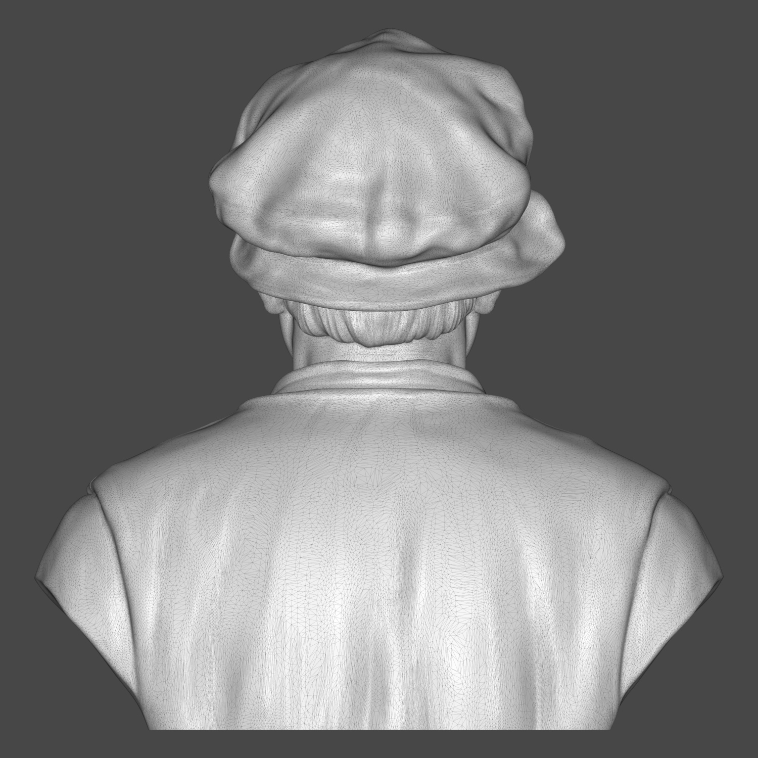 Hieronymus Bosch 3D Printable Bust 3D Model