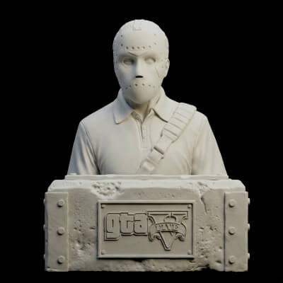 Hockey Mask “GTA V3D Print Model