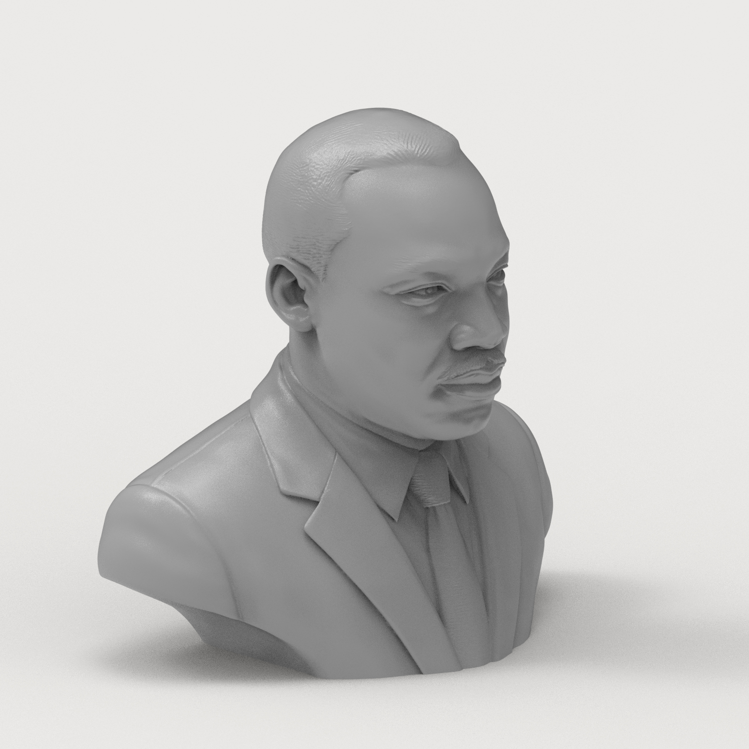 Martin Luther King Jr. Bust 3D Model