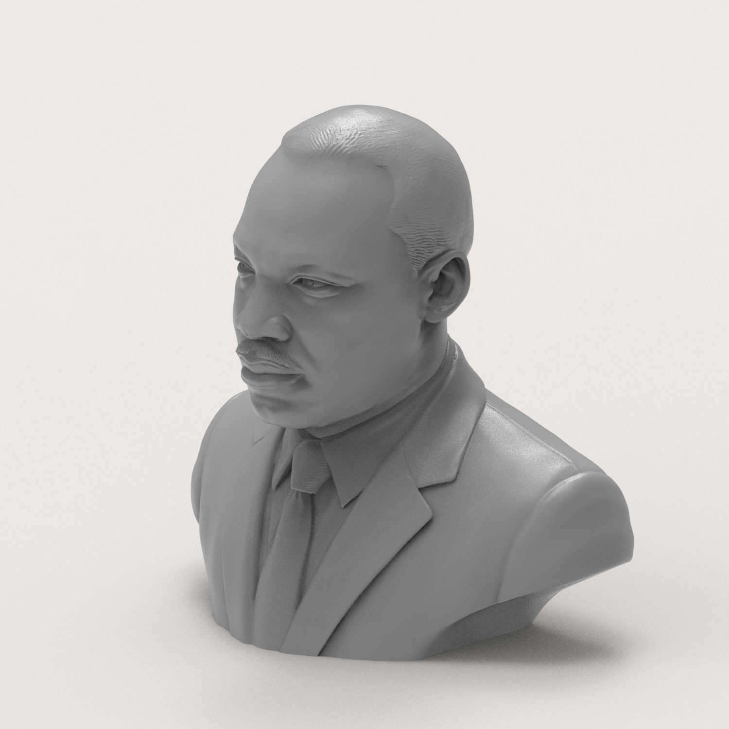 Martin Luther King Jr. Bust 3D Model
