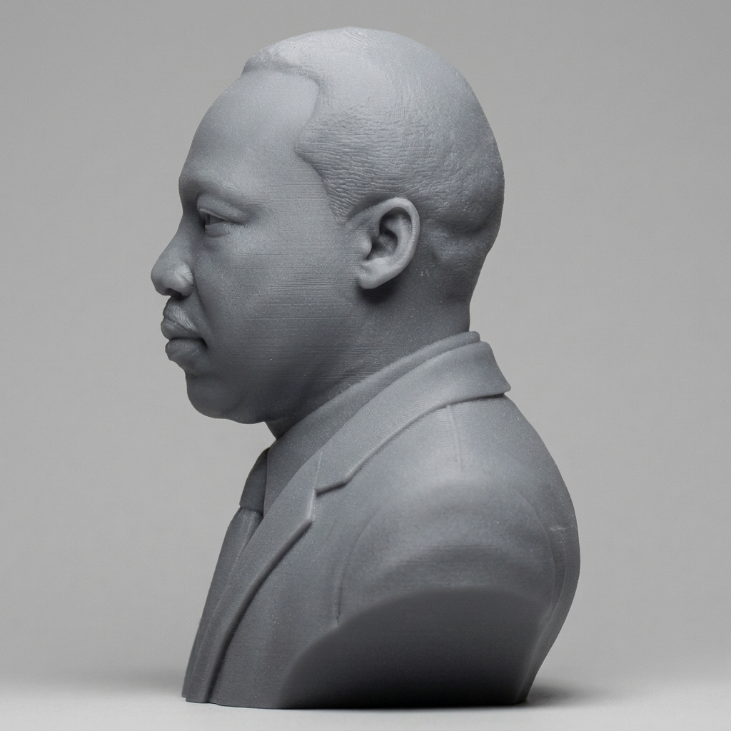Martin Luther King Jr. Bust 3D Model