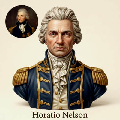 Horatio Nelson 3D Printable Bust