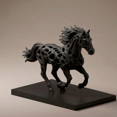 Horse 3D Print Model 3D Print Model