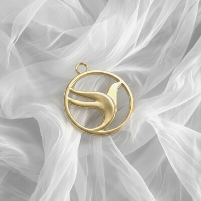 Hummingbird "Minimalistic Animal Pendant"