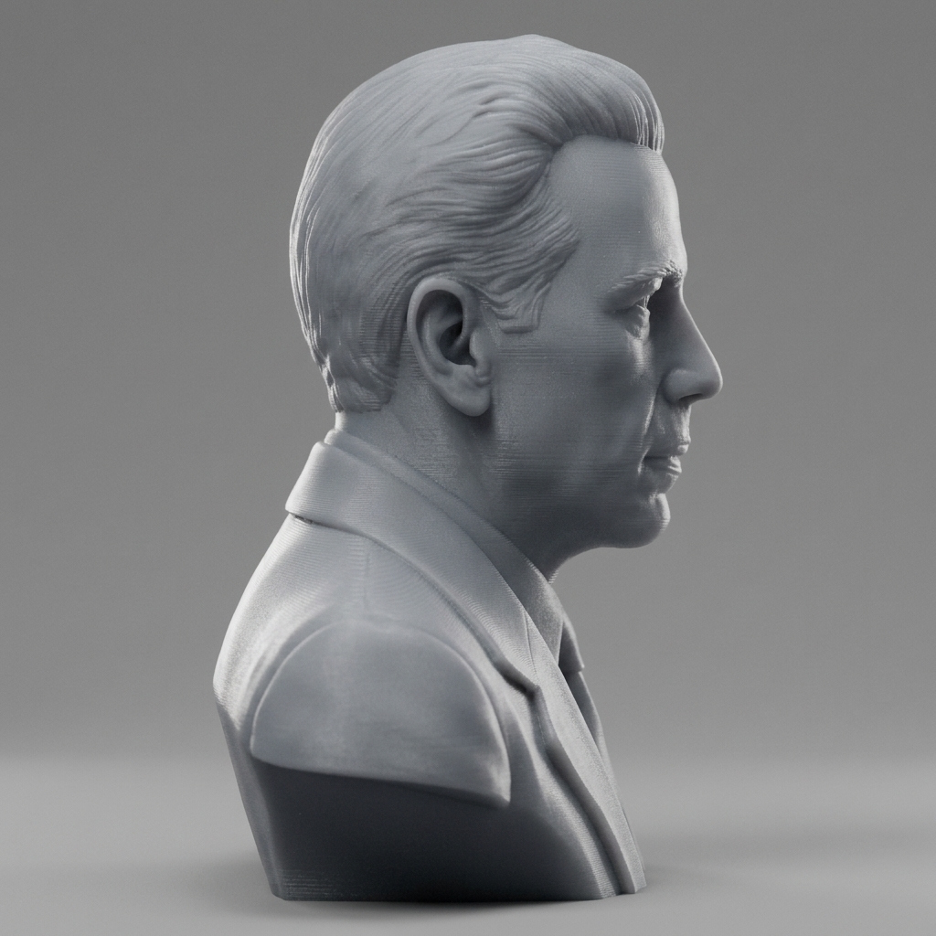 Humphrey Bogart Bust 3D Printable 3D Model
