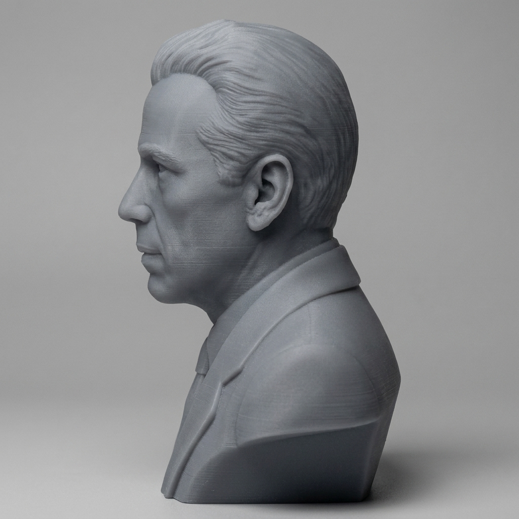 Humphrey Bogart Bust 3D Printable 3D Model