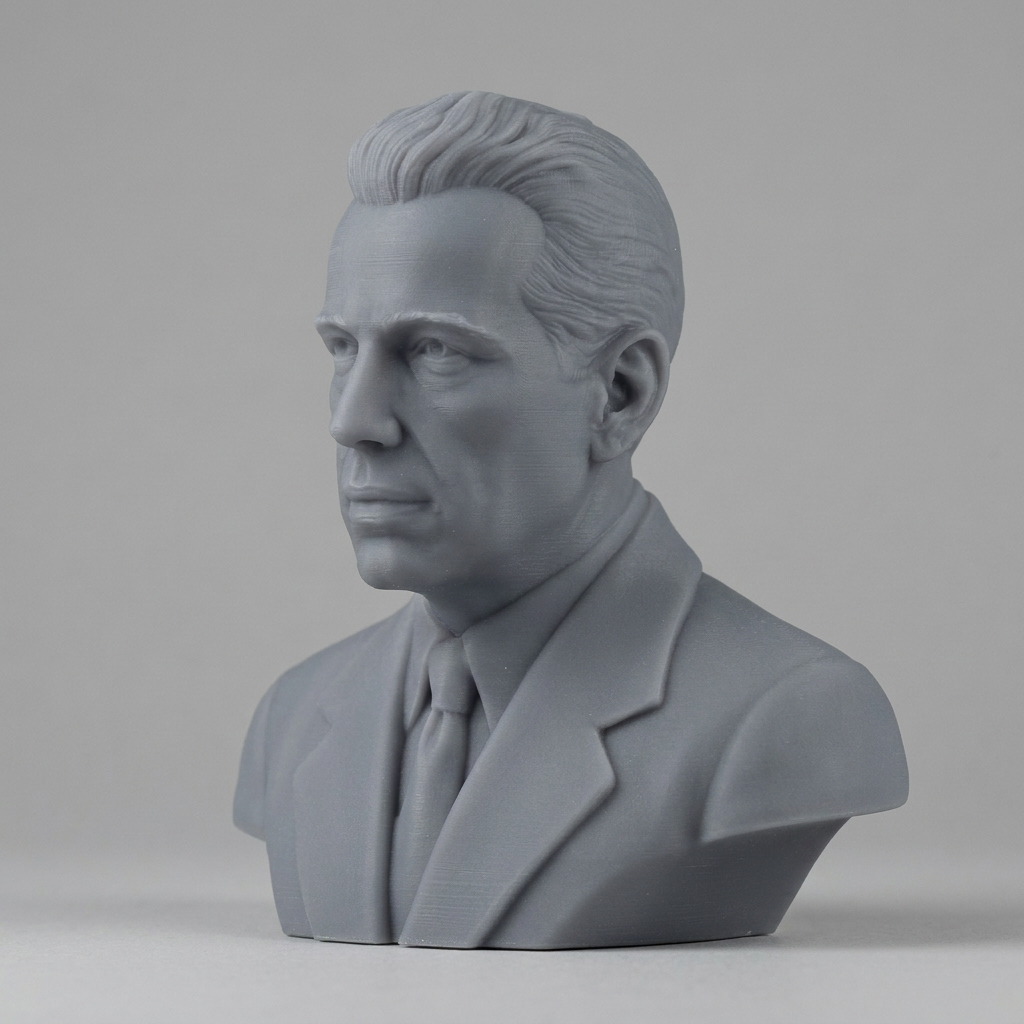 Humphrey Bogart Bust 3D Printable 3D Model