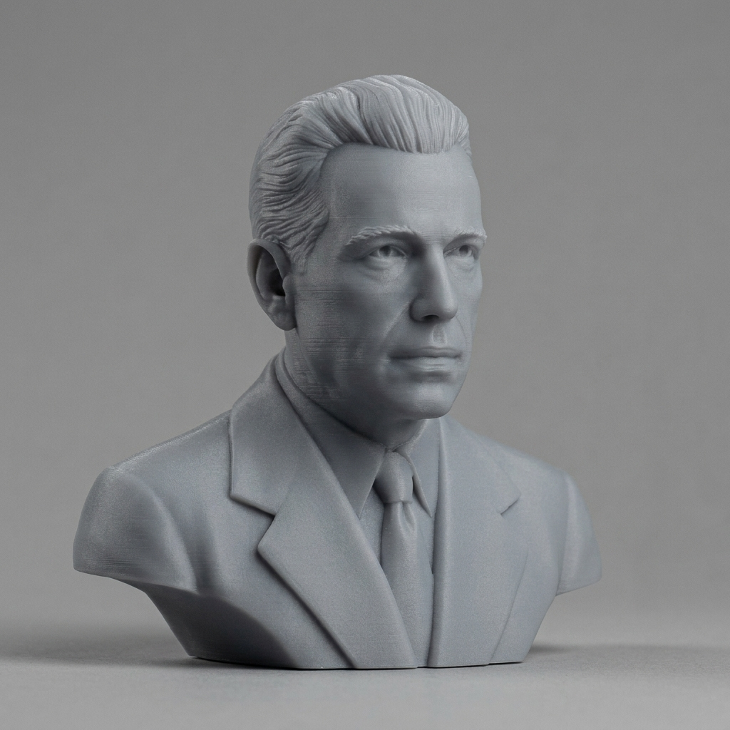Humphrey Bogart Bust 3D Printable 3D Model