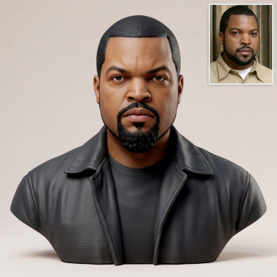Ice Cube 3D Printable Bust