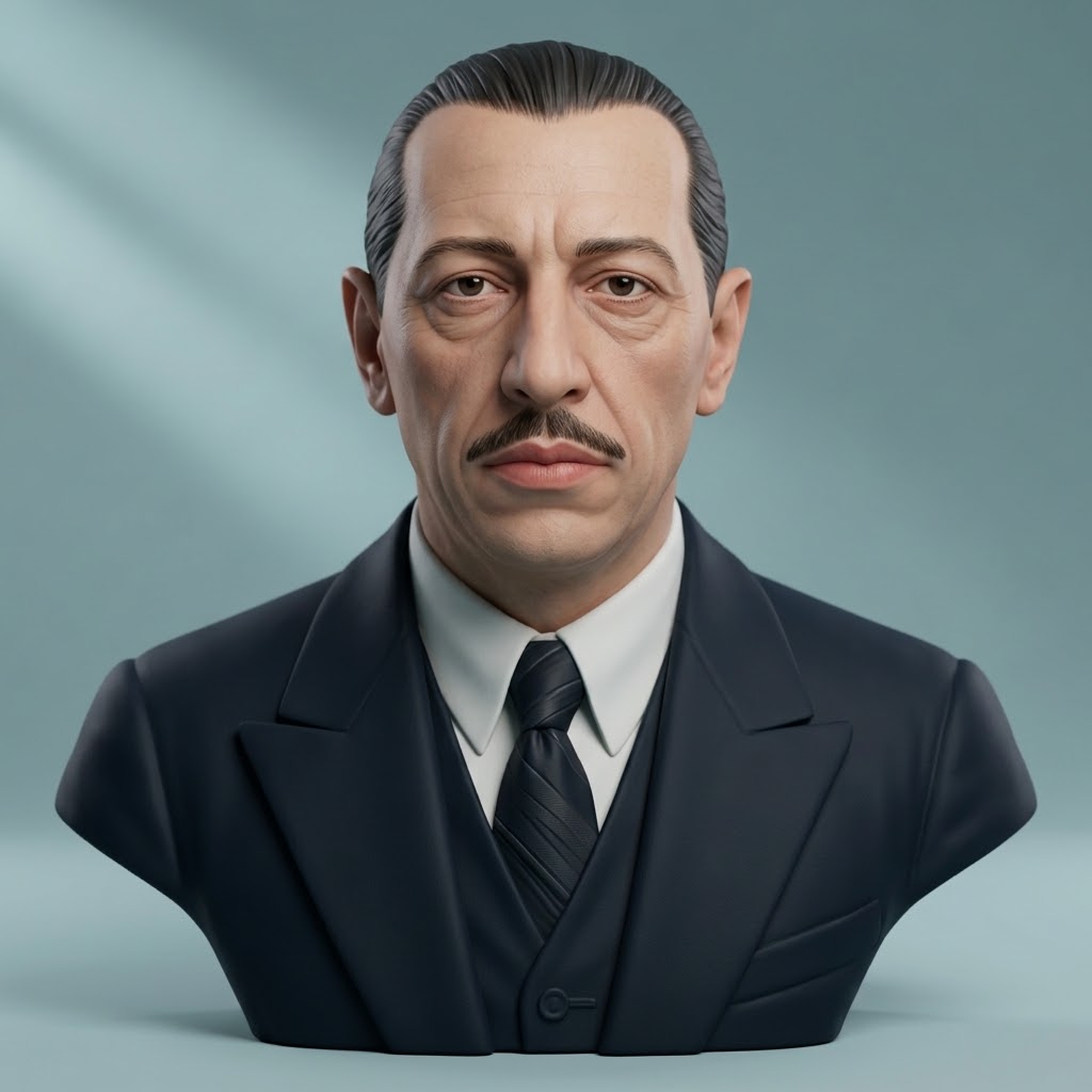 Igor Stravinsky 3D Printable Bust 3D Model