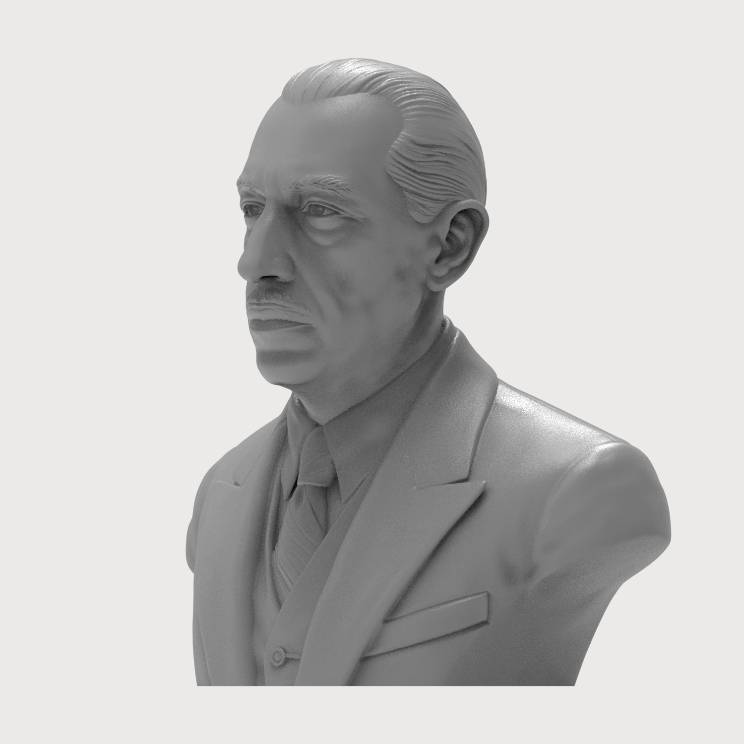 Igor Stravinsky 3D Printable Bust 3D Model