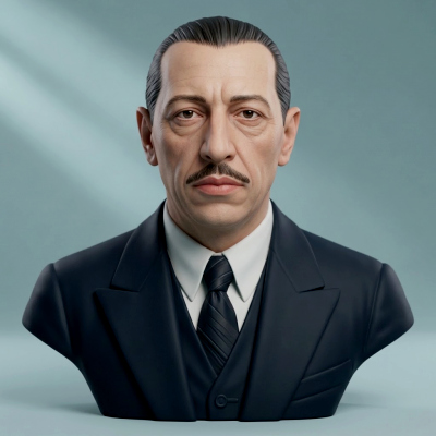 Igor Stravinsky 3D Printable Bust