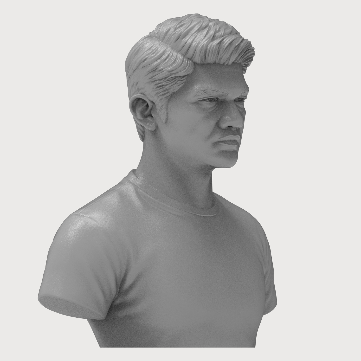 Iko Uwais Bust 3D Printable Bust 3D Model