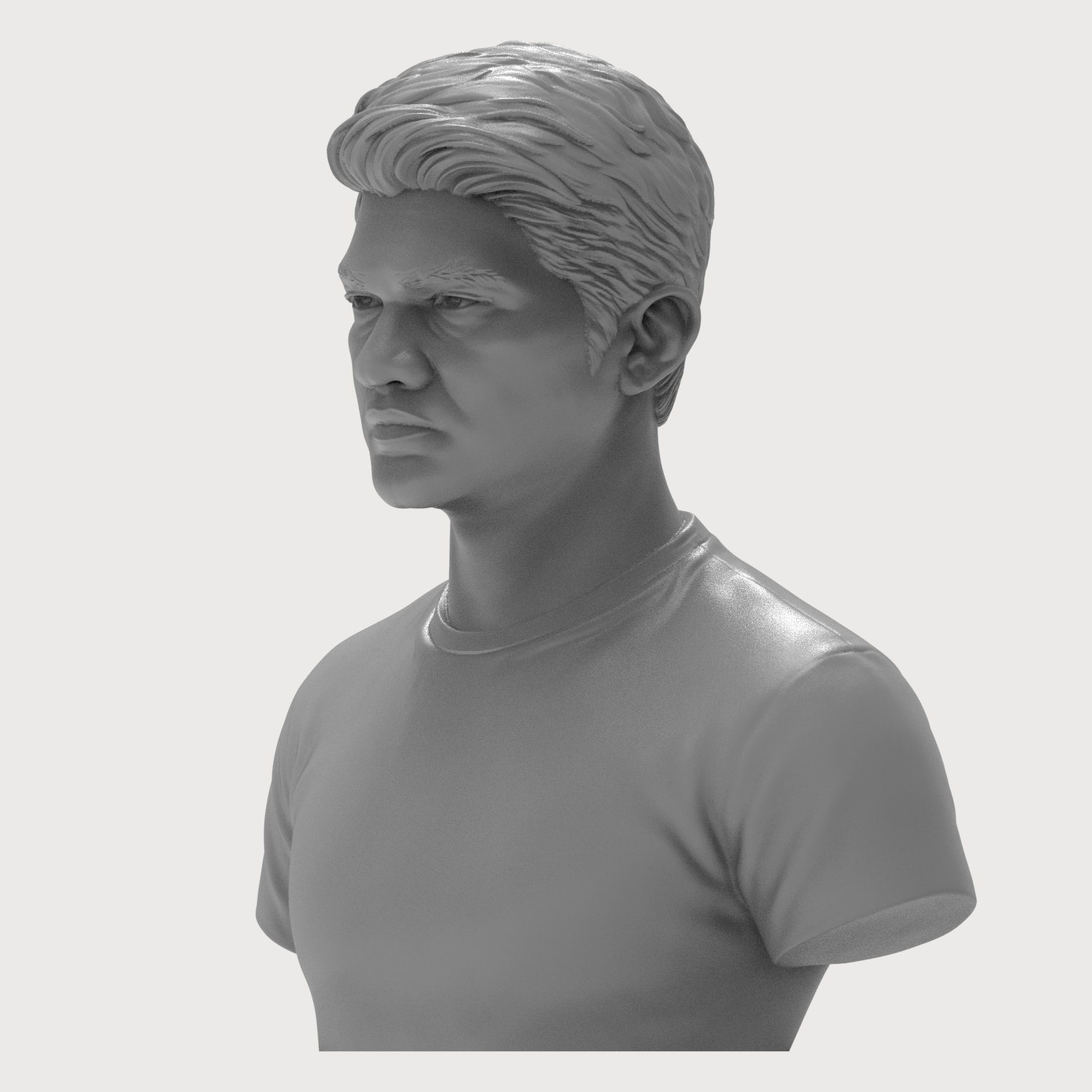 Iko Uwais Bust 3D Printable Bust 3D Model