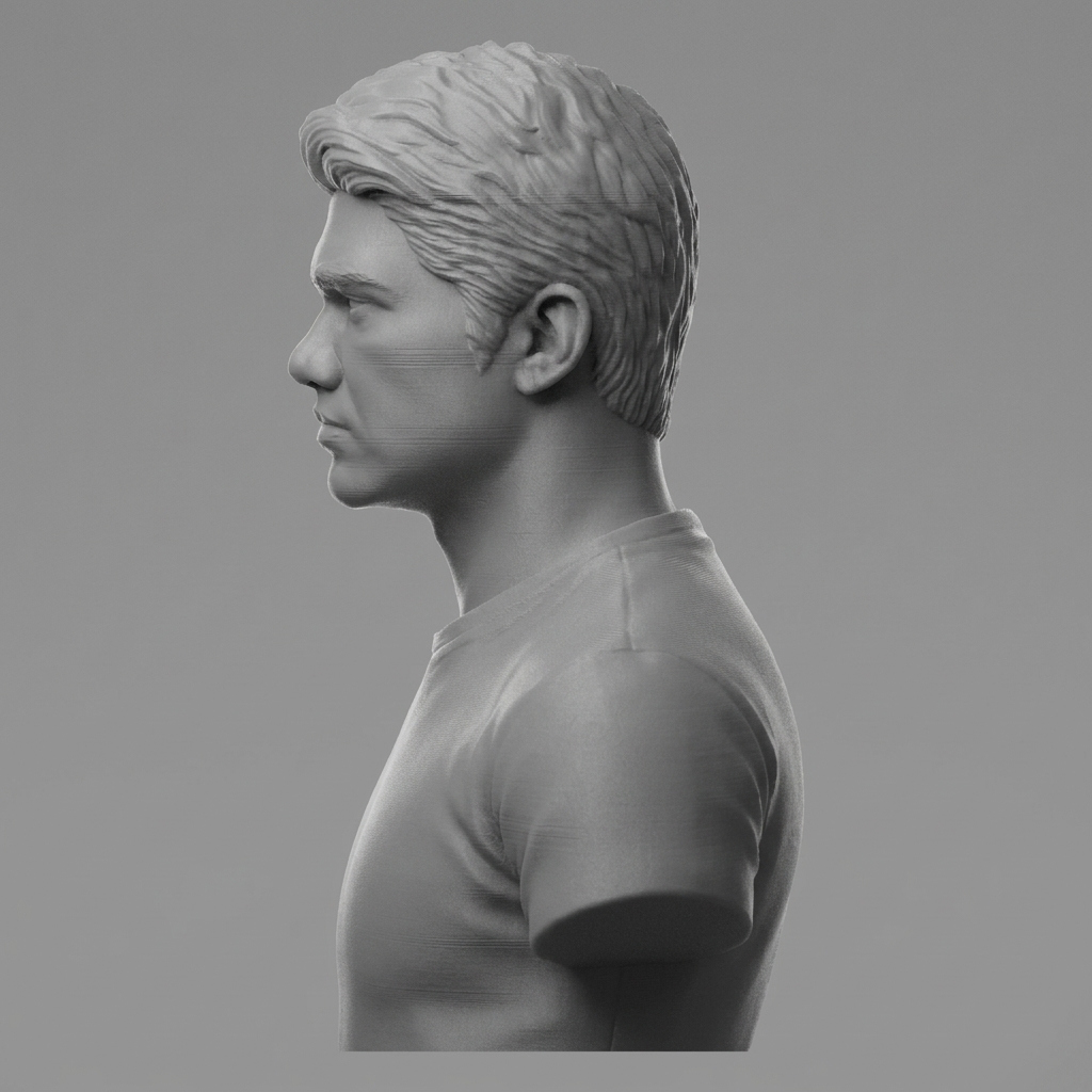 Iko Uwais Bust 3D Printable Bust 3D Model