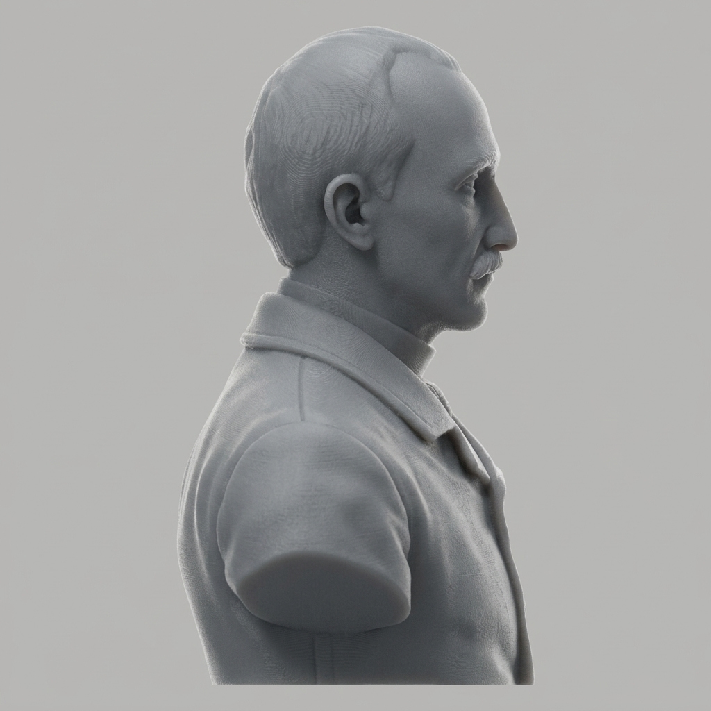 Henri Bergson 3D Printable Bust 3D Model
