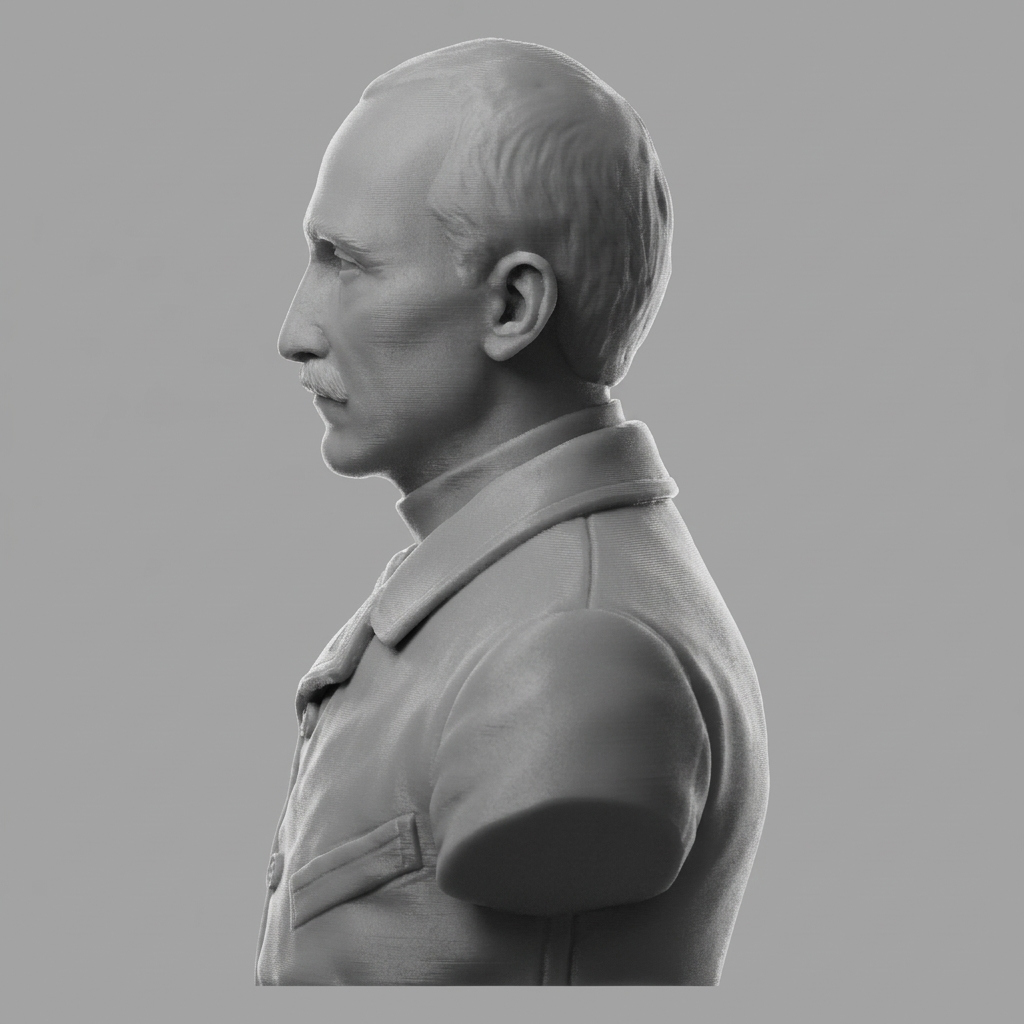 Henri Bergson 3D Printable Bust 3D Model