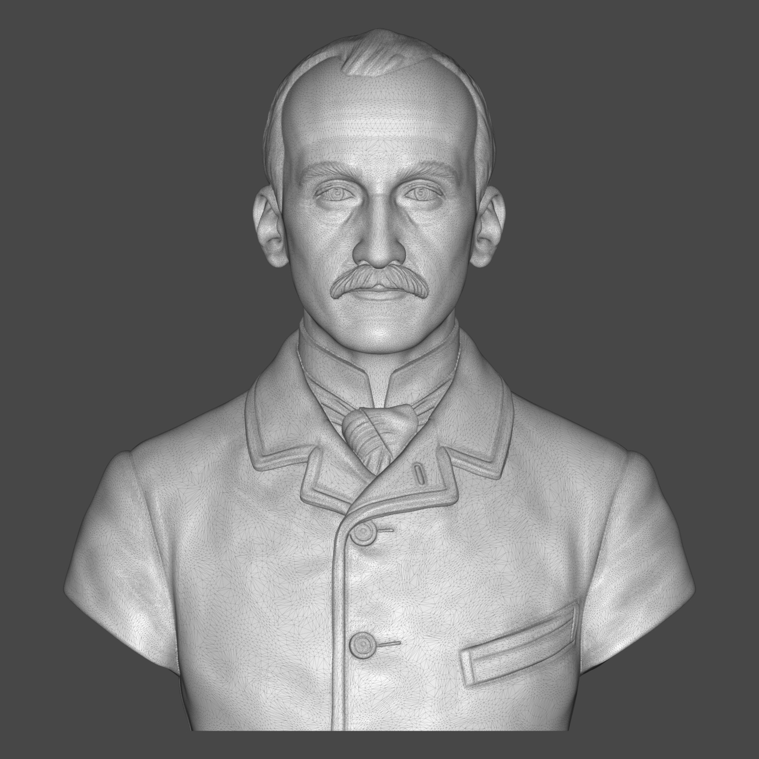 Henri Bergson 3D Printable Bust 3D Model