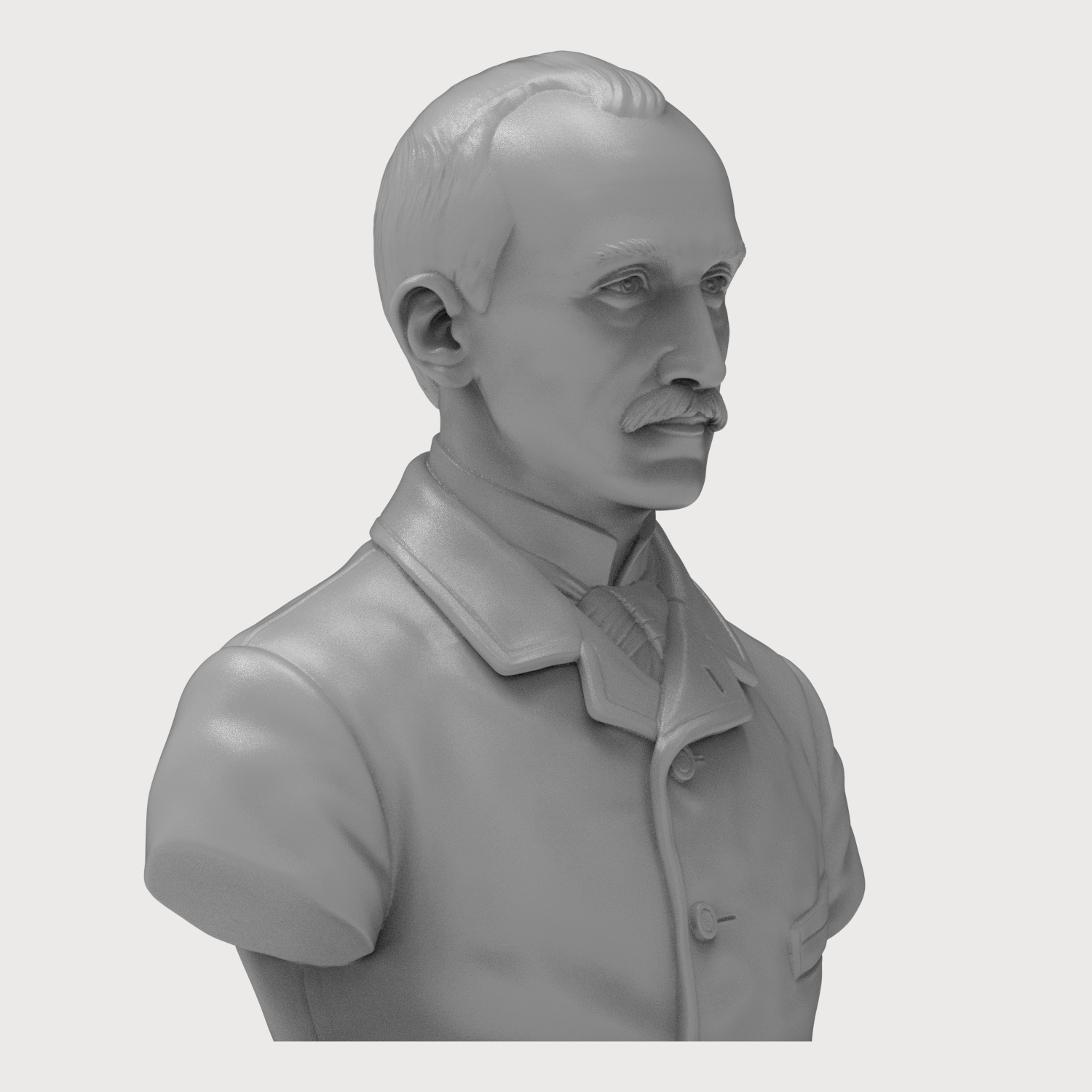 Henri Bergson 3D Printable Bust 3D Model