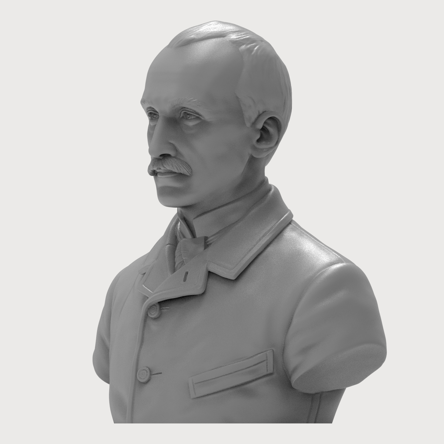 Henri Bergson 3D Printable Bust 3D Model