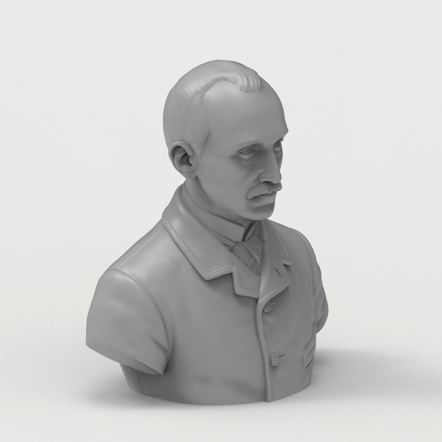 Henri Bergson 3D Printable Bust 3D Model