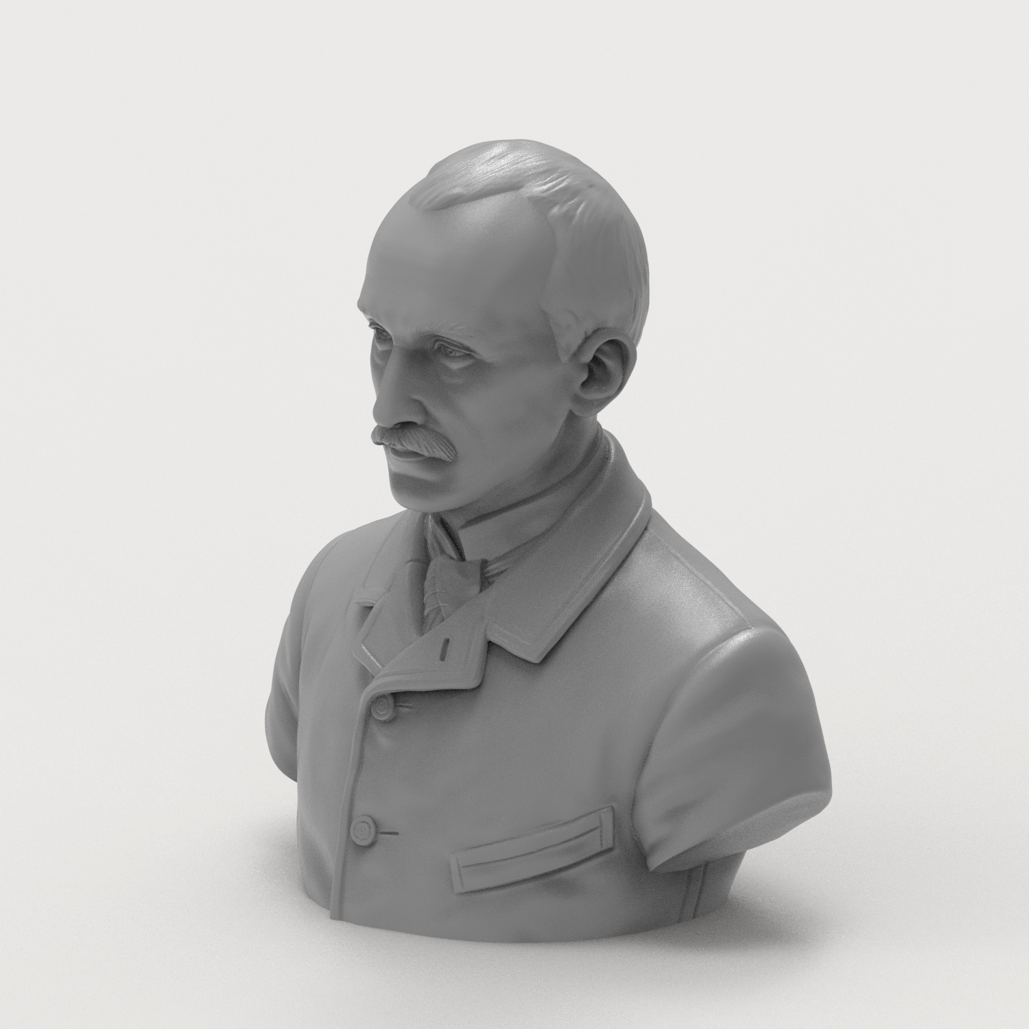 Henri Bergson 3D Printable Bust 3D Model