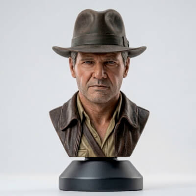 Indiana Jones 3D-Printable Bust