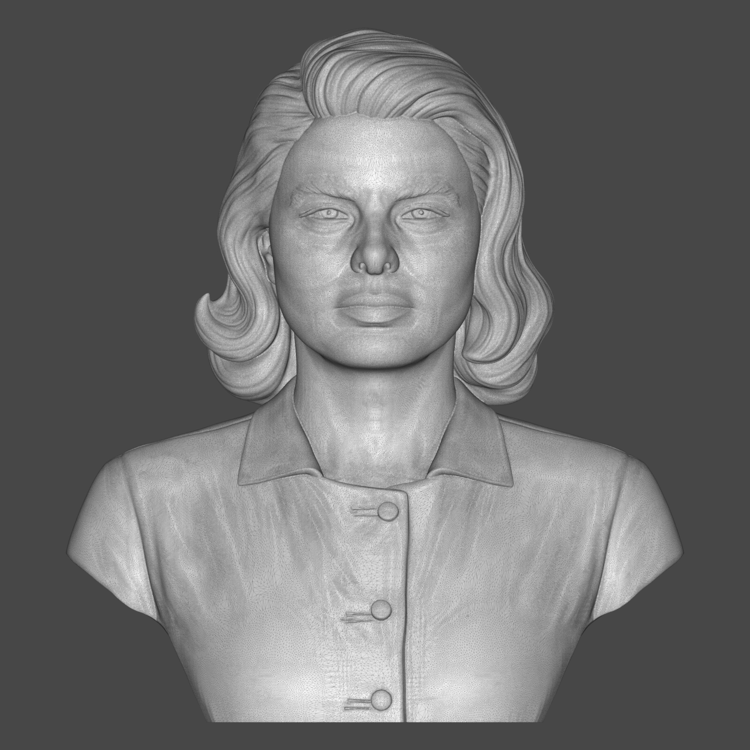 Ingrid Bergman Bust 3D Printable 3D Model