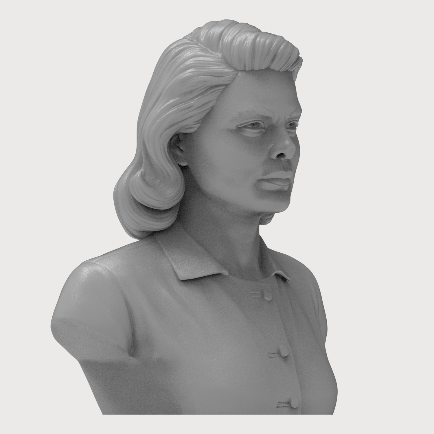 Ingrid Bergman Bust 3D Printable 3D Model