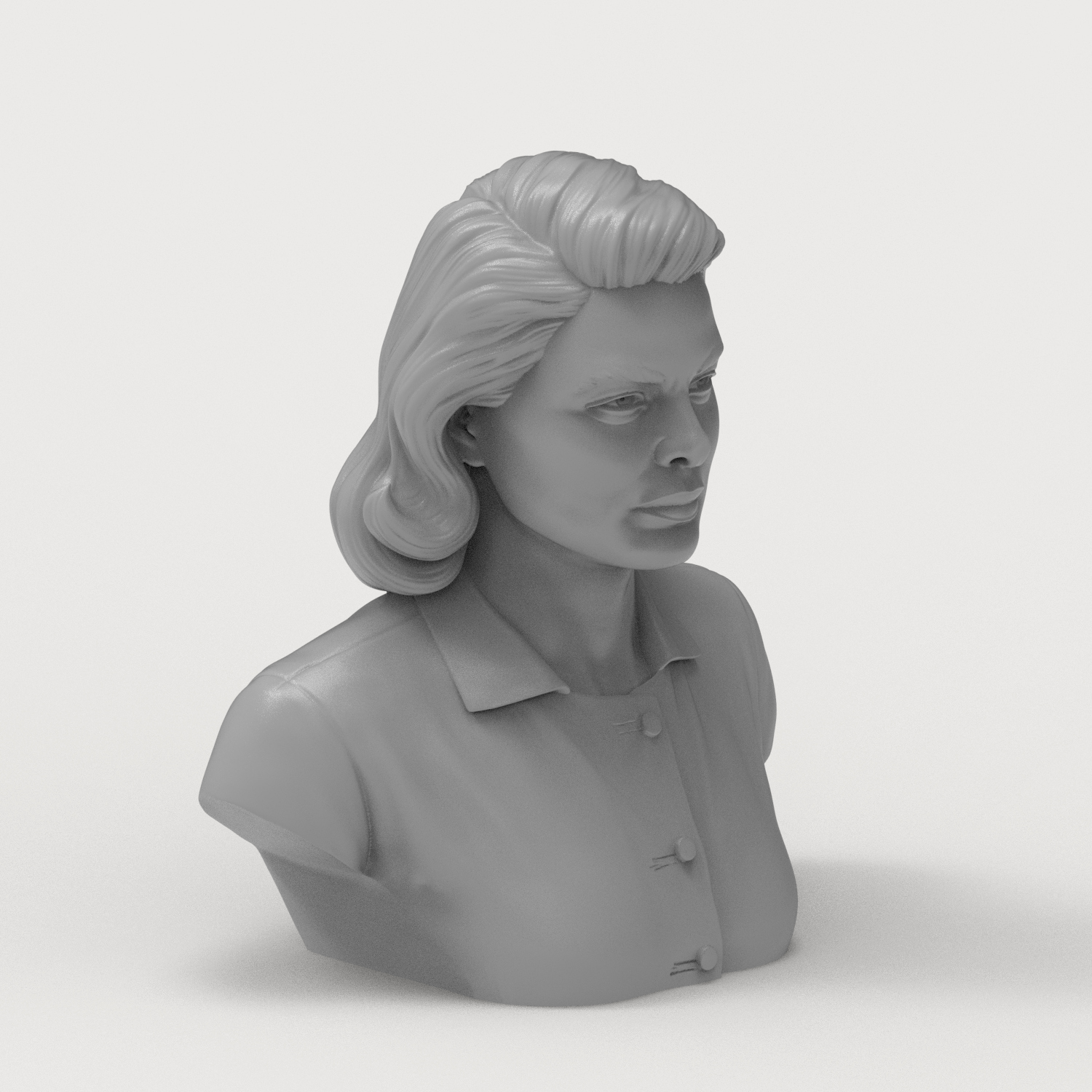 Ingrid Bergman Bust 3D Printable 3D Model