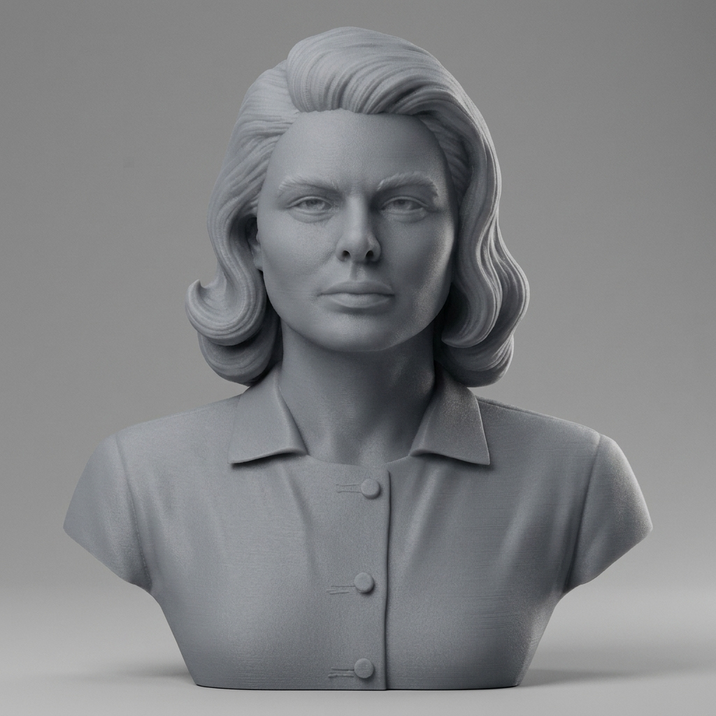 Ingrid Bergman Bust 3D Printable 3D Model