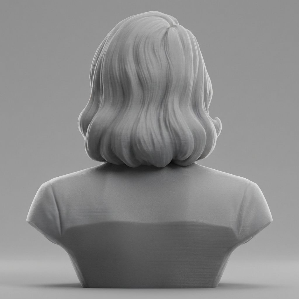 Ingrid Bergman Bust 3D Printable 3D Model