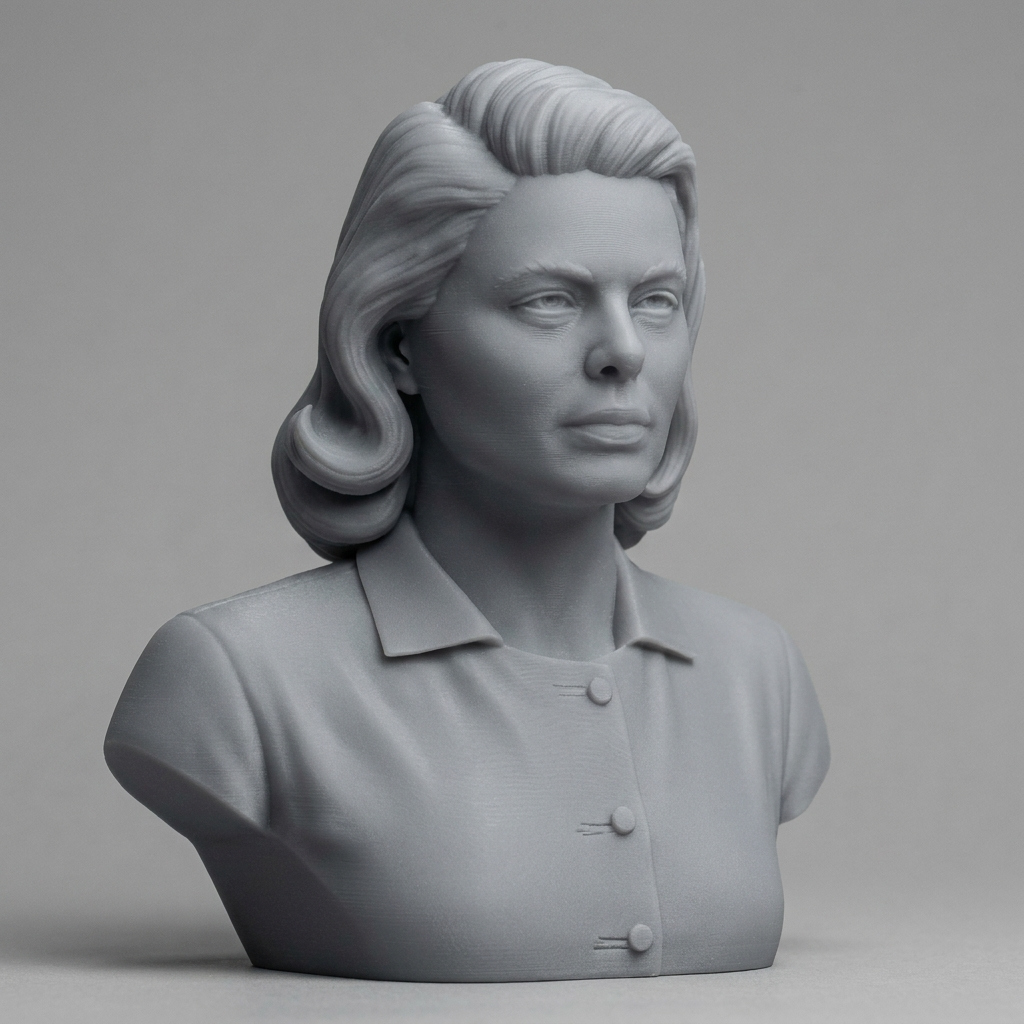 Ingrid Bergman Bust 3D Printable 3D Model