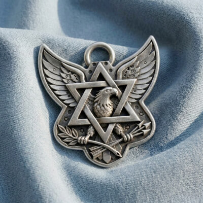 Israel and United States Alliance Pendant