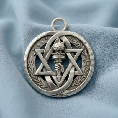 Israel and United States Alliance Pendant