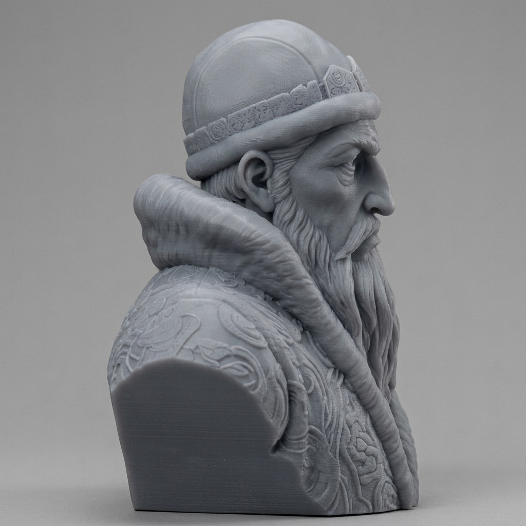 Ivan the Terrible First Russian Tsar 3D Printable Bust 3D Model
