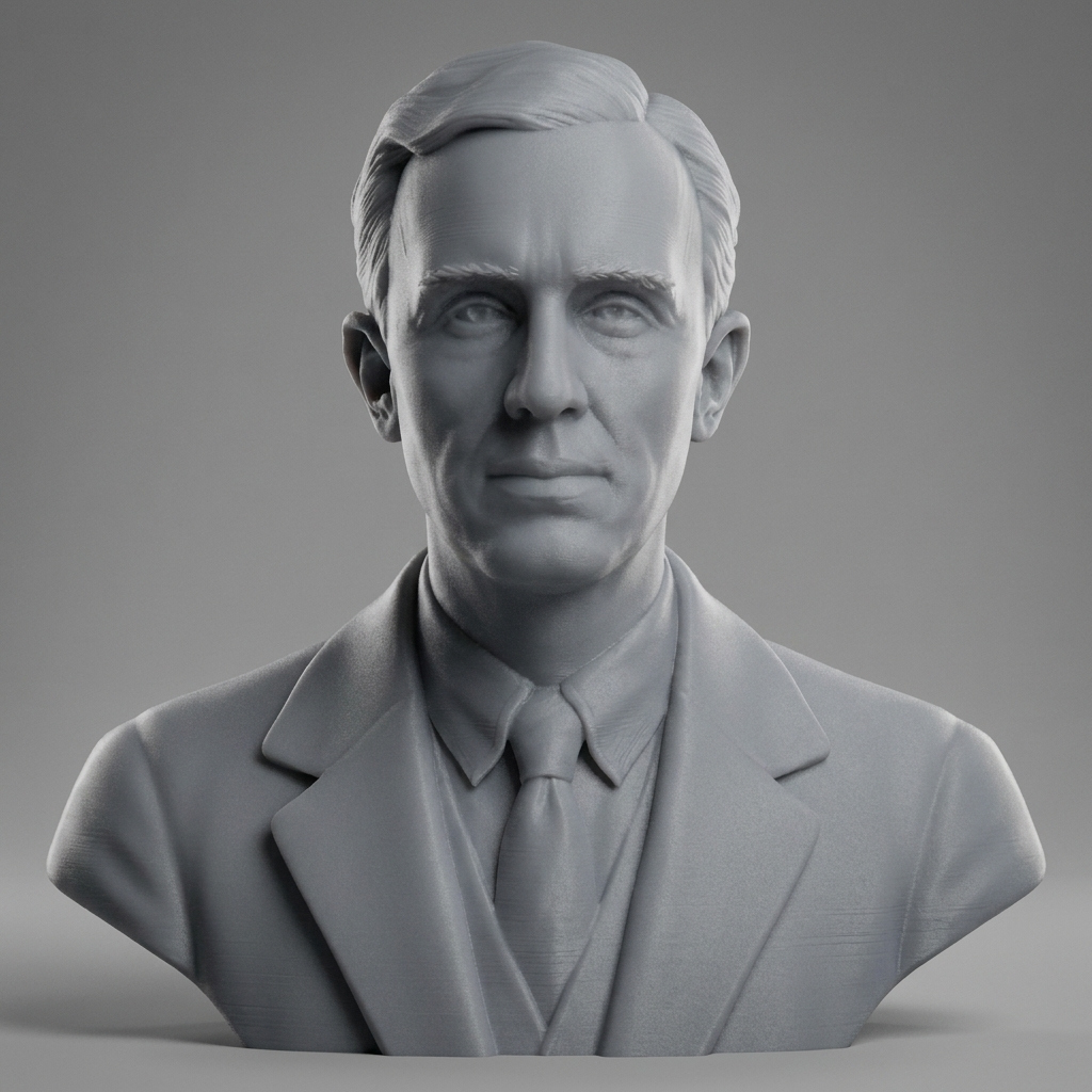 J.R.R. Tolkien 3D Printable Bust 3D Model