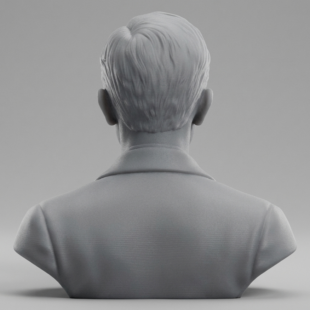 J.R.R. Tolkien 3D Printable Bust 3D Model