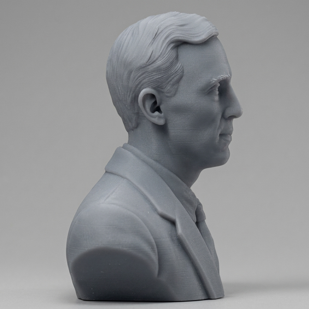 J.R.R. Tolkien 3D Printable Bust 3D Model