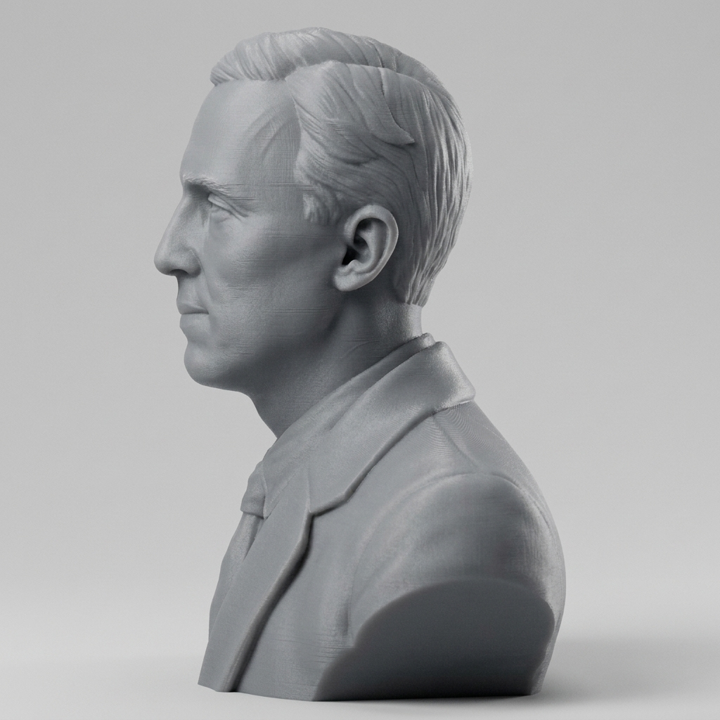J.R.R. Tolkien 3D Printable Bust 3D Model