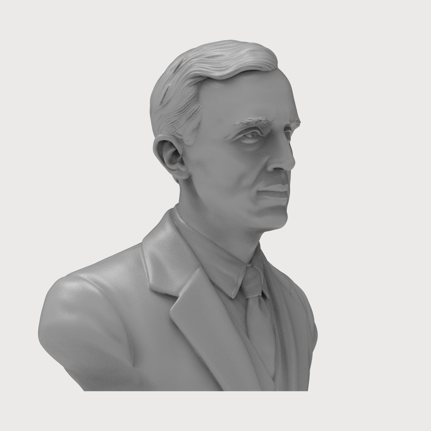 J.R.R. Tolkien 3D Printable Bust 3D Model