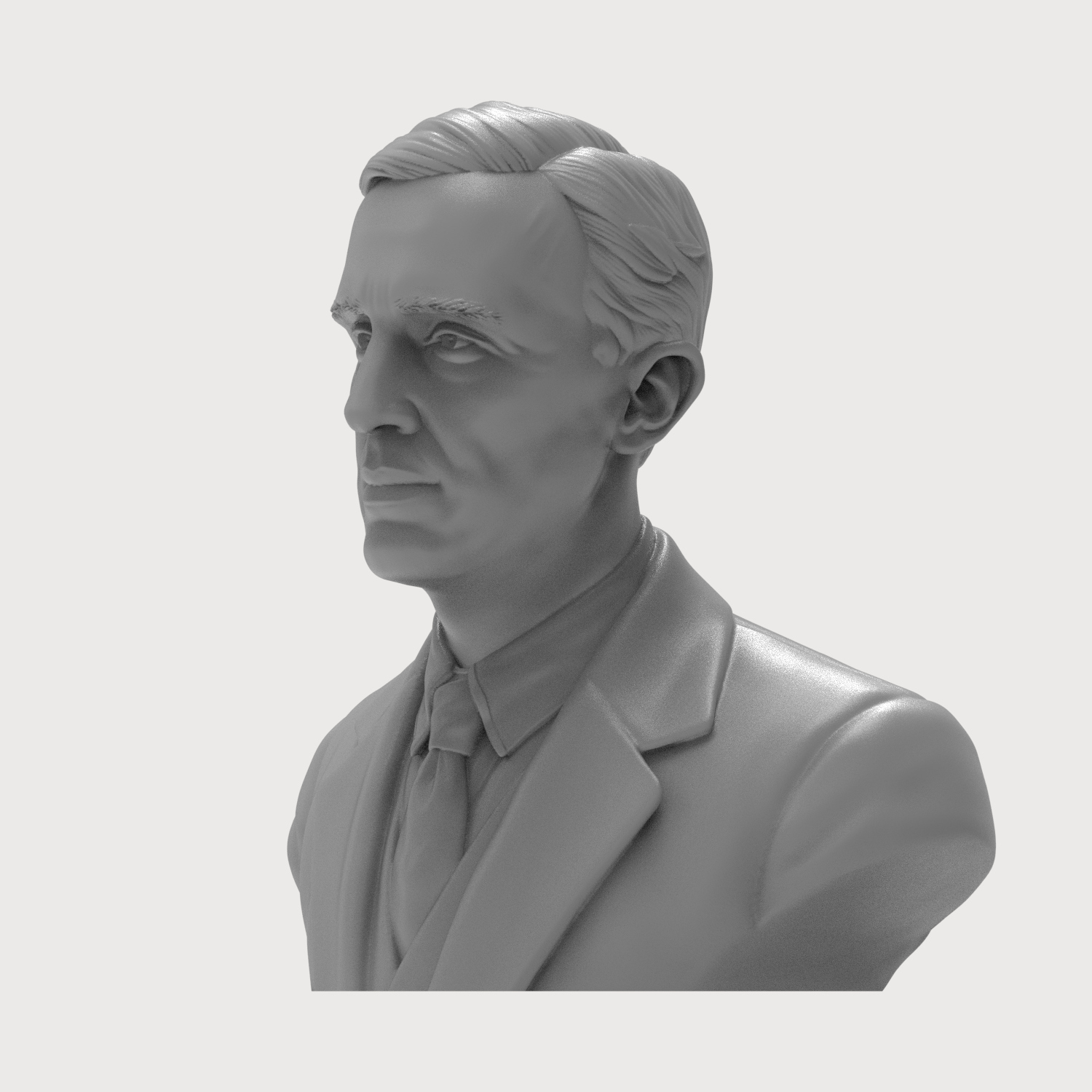 J.R.R. Tolkien 3D Printable Bust 3D Model