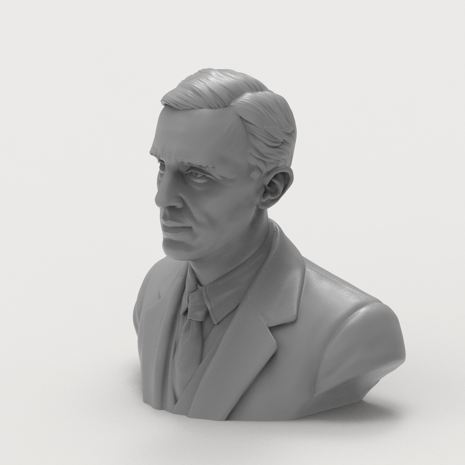 J.R.R. Tolkien 3D Printable Bust 3D Model