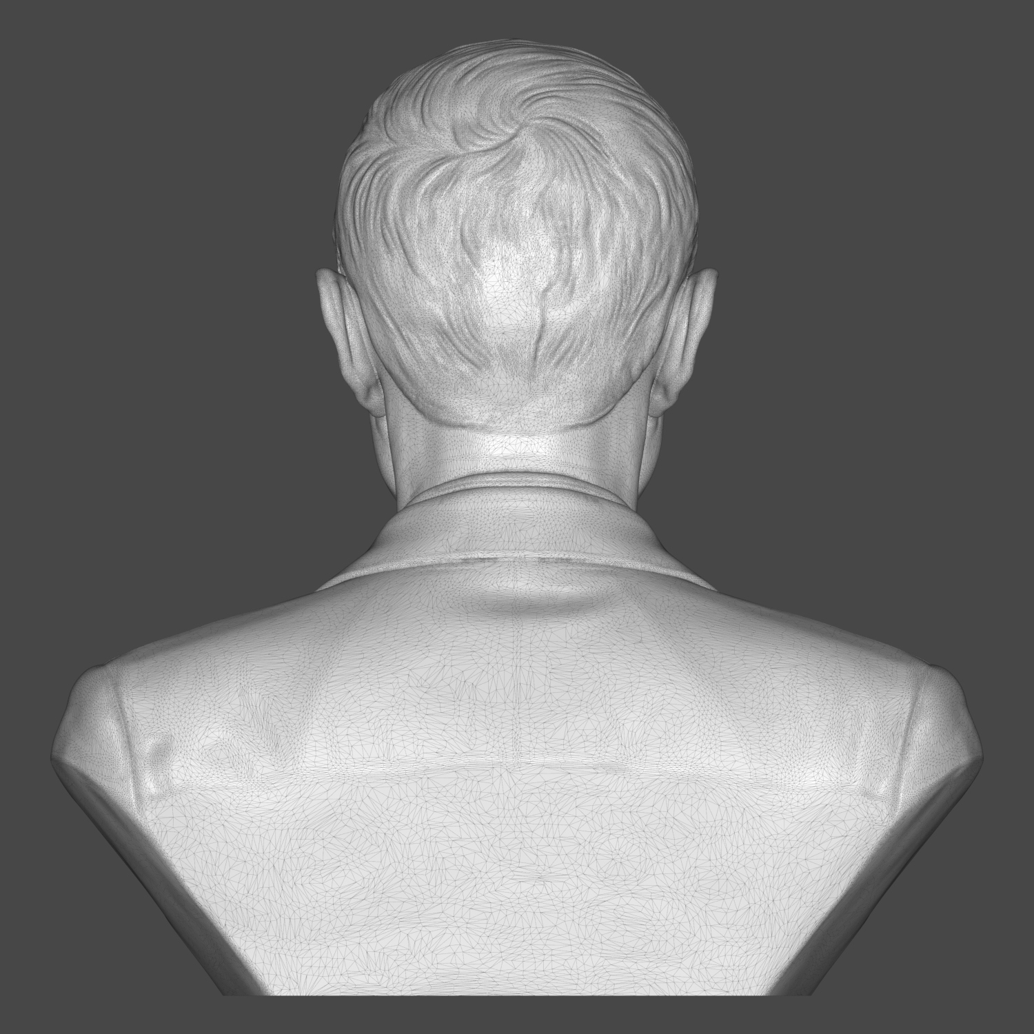 J. Robert Oppenheimer 3D Printable Bust 3D Model