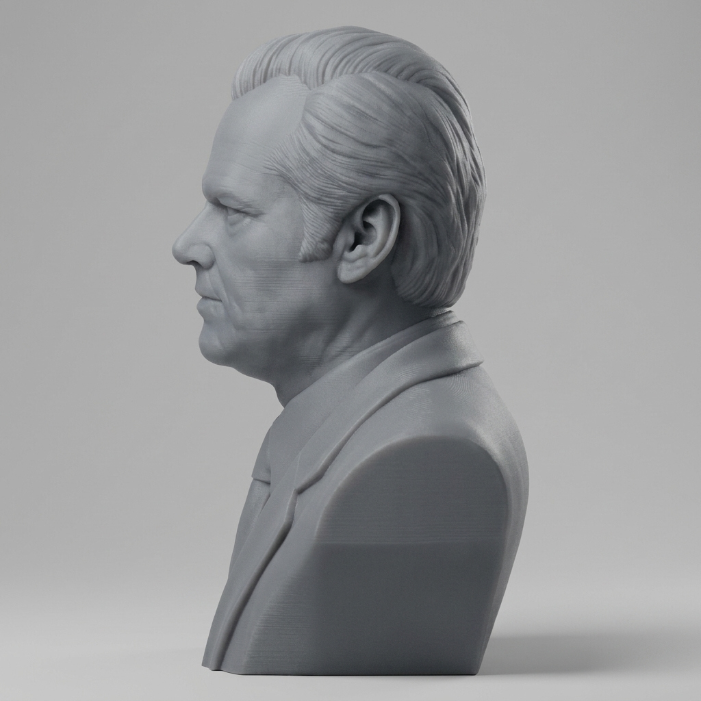Jack Nicholson 3D Printable Bust 3D Model