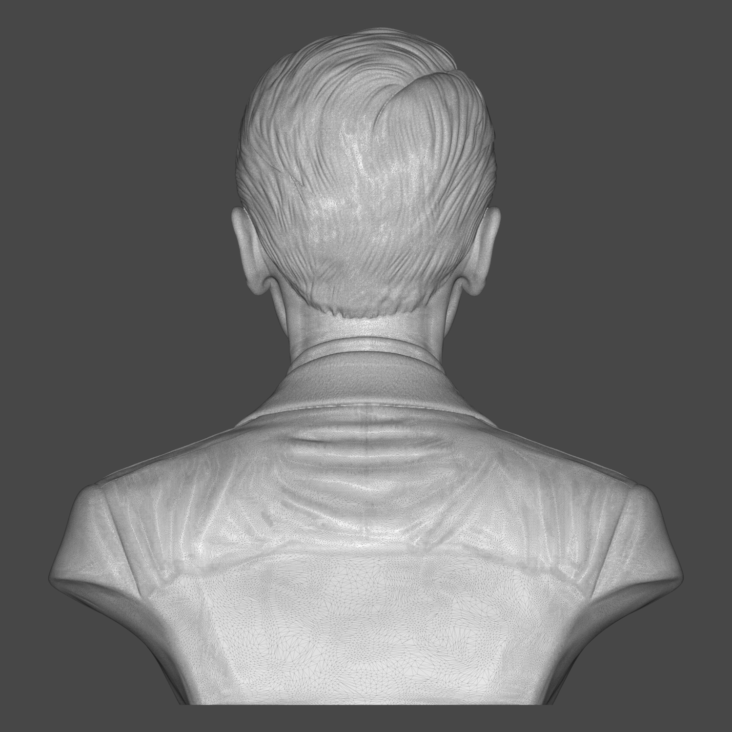 Jacques-Yves Cousteau Oceanographer Bust 3D Model