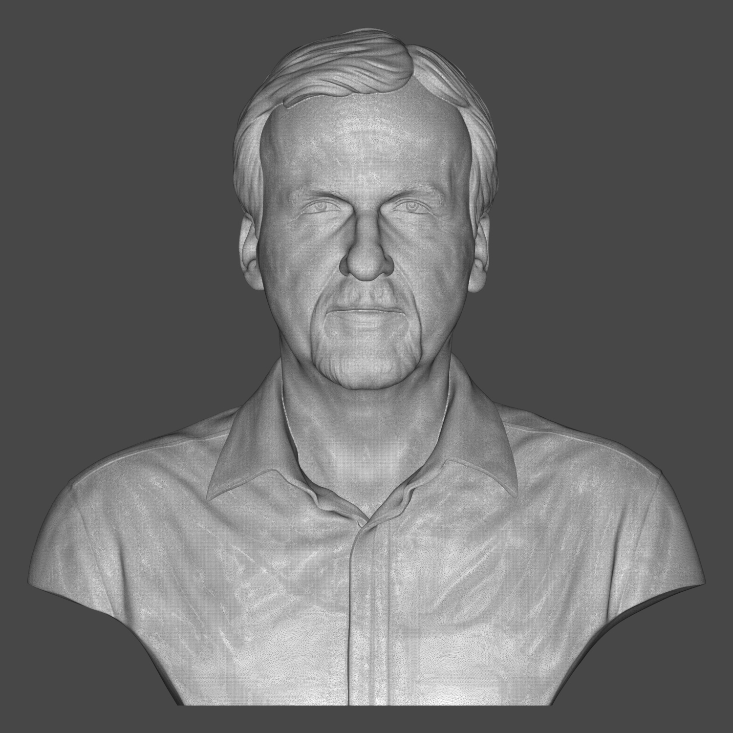 James Cameron Bust 3D Printable 3D Model