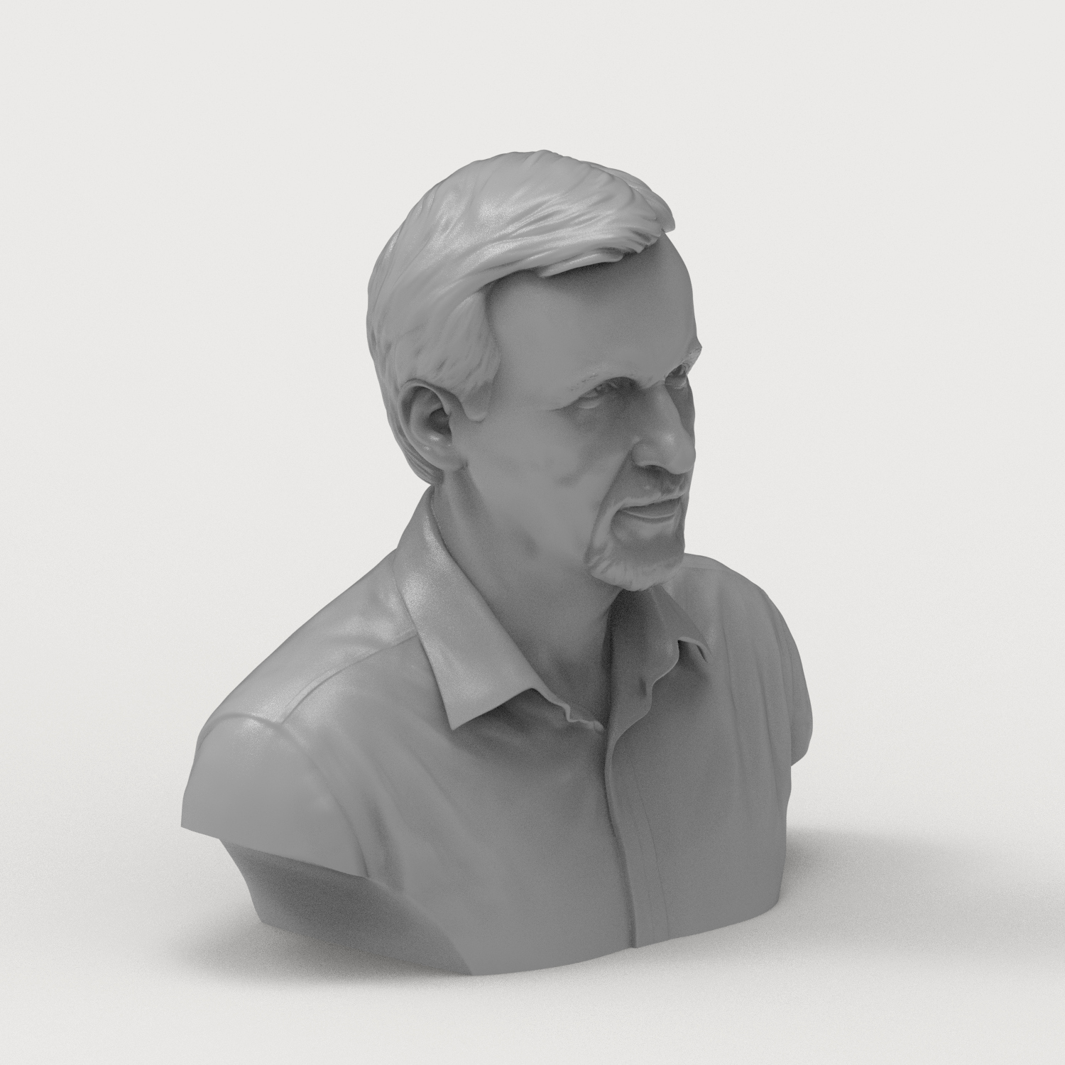 James Cameron Bust 3D Printable 3D Model