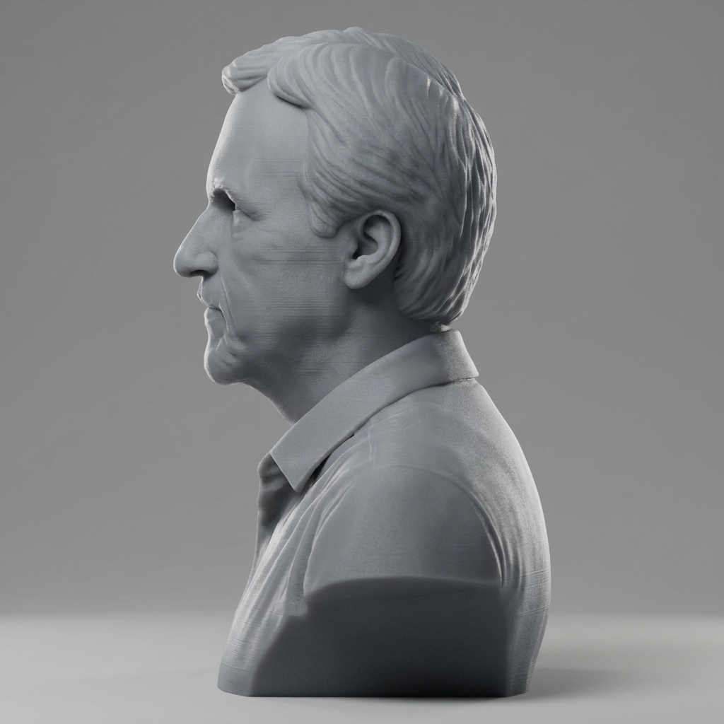 James Cameron Bust 3D Printable 3D Model