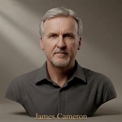 James Cameron Bust 3D Printable